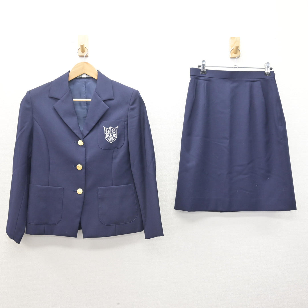 中古】兵庫県 甲南女子大学 女子制服 2点 (ブレザー・スカート