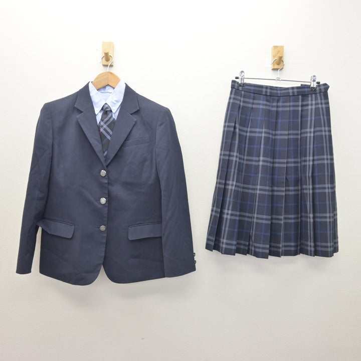 中古】神奈川県 橘学苑高等学校 女子制服 4点 (ブレザー・シャツ