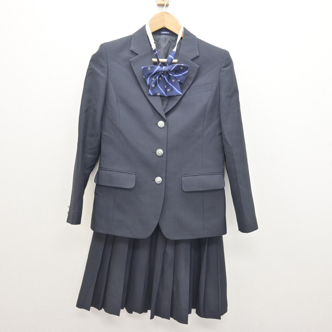 中古】兵庫県 六甲アイランド高等学校 女子制服 4点 (ブレザー