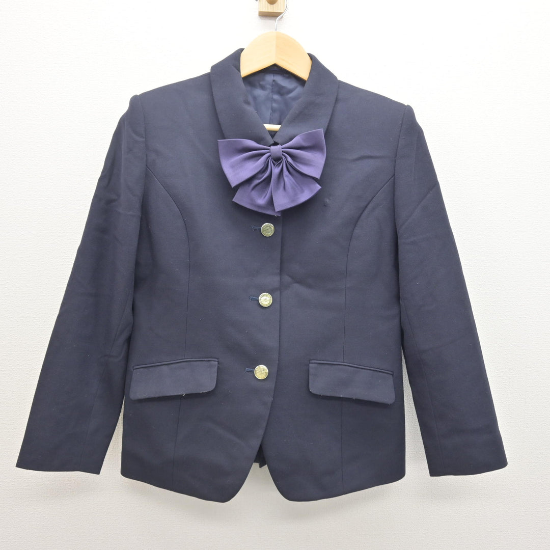 中古】千葉県 佐原白楊高等学校 女子制服 3点 (ブレザー・スカート