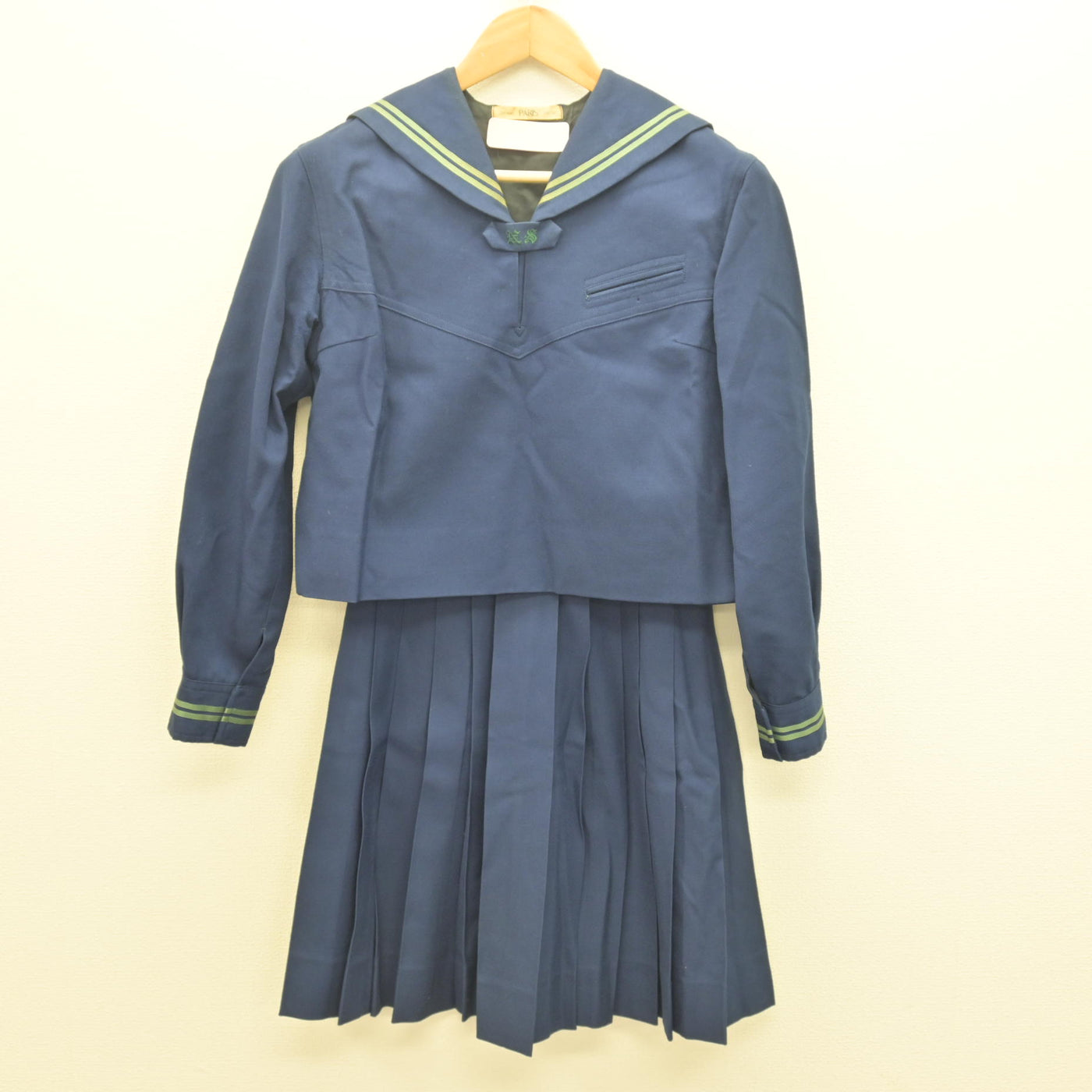 中古】東京都 日本大学櫻丘高等学校/旧制服 女子制服 2点 (セーラー服