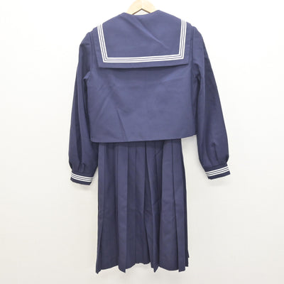中古】茨城県 水戸第三高等学校 女子制服 2点 (セーラー服・ジャンパー