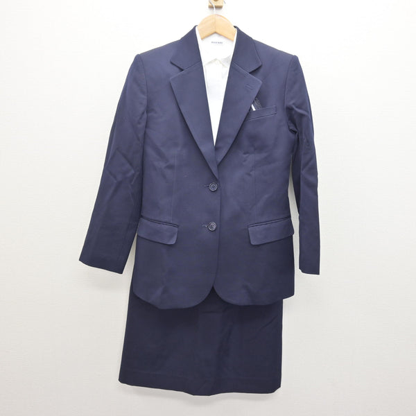 中古】広島県 安田女子大学 女子制服 3点 (ブレザー・シャツ・スカート