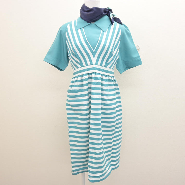 中古】 全日空 ANA(8代目) 女子制服 3点 (シャツ・エプロン / サロン