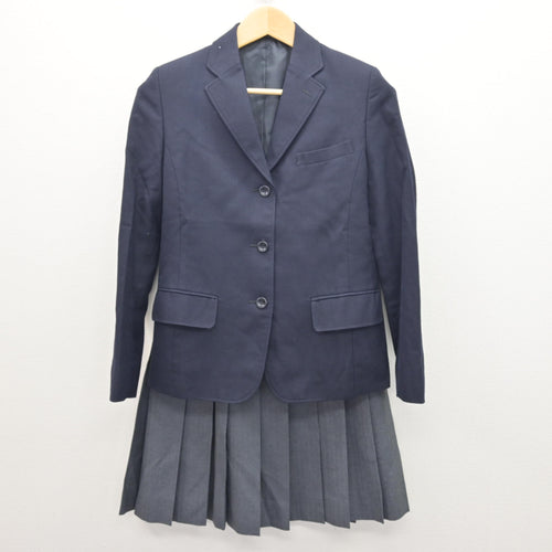 中古】鹿児島県 神村学園高等部 女子制服 4点 (ブレザー・シャツ