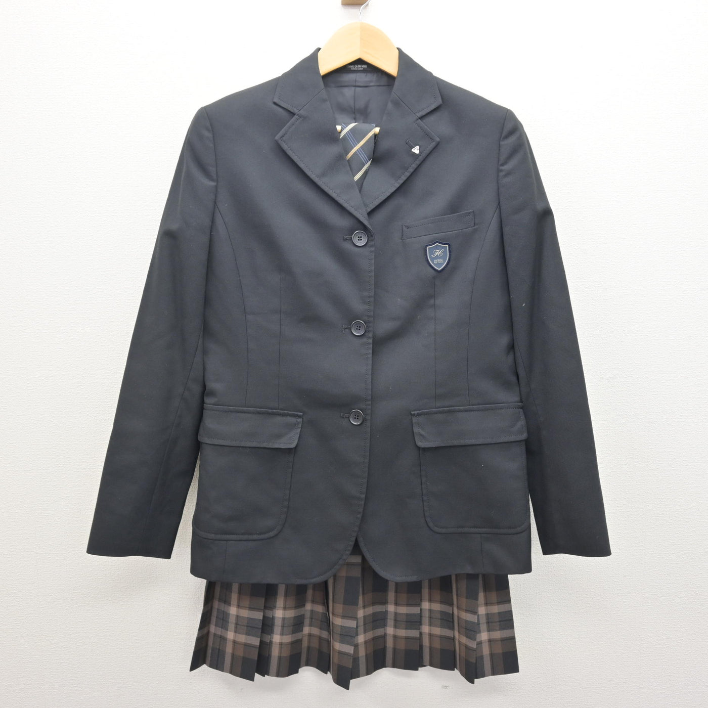 中古】東京都 八王子高等学校 女子制服 5点 (ブレザー・スカート
