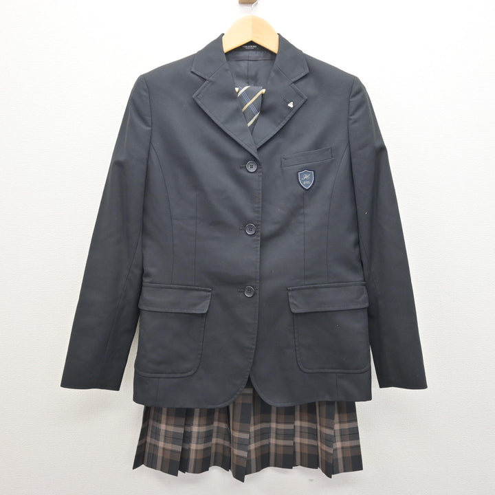 中古】東京都 八王子高等学校 女子制服 5点 (ブレザー・スカート