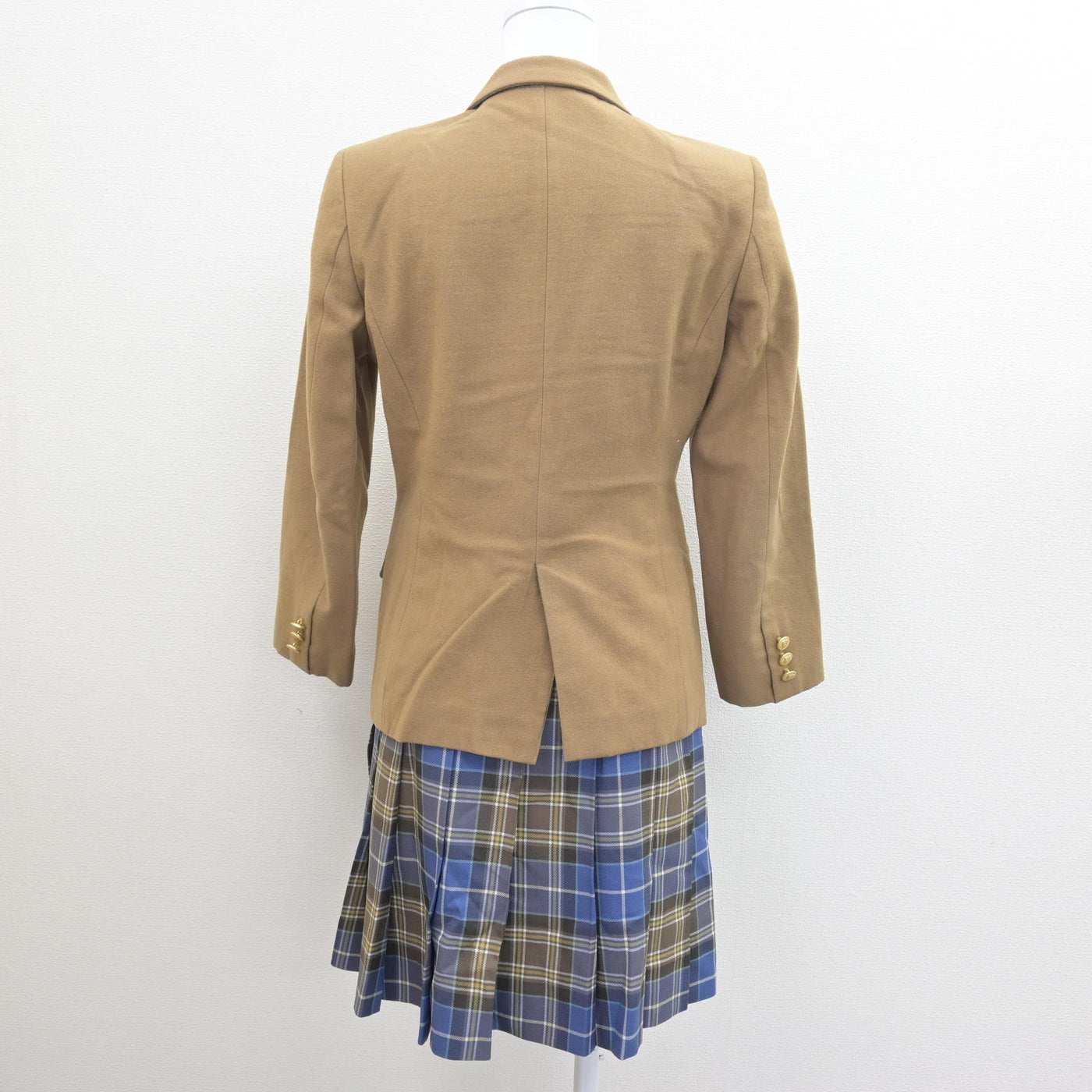 中古】東京都 品川女子学院高等部 女子制服 4点 (ブレザー・ニット