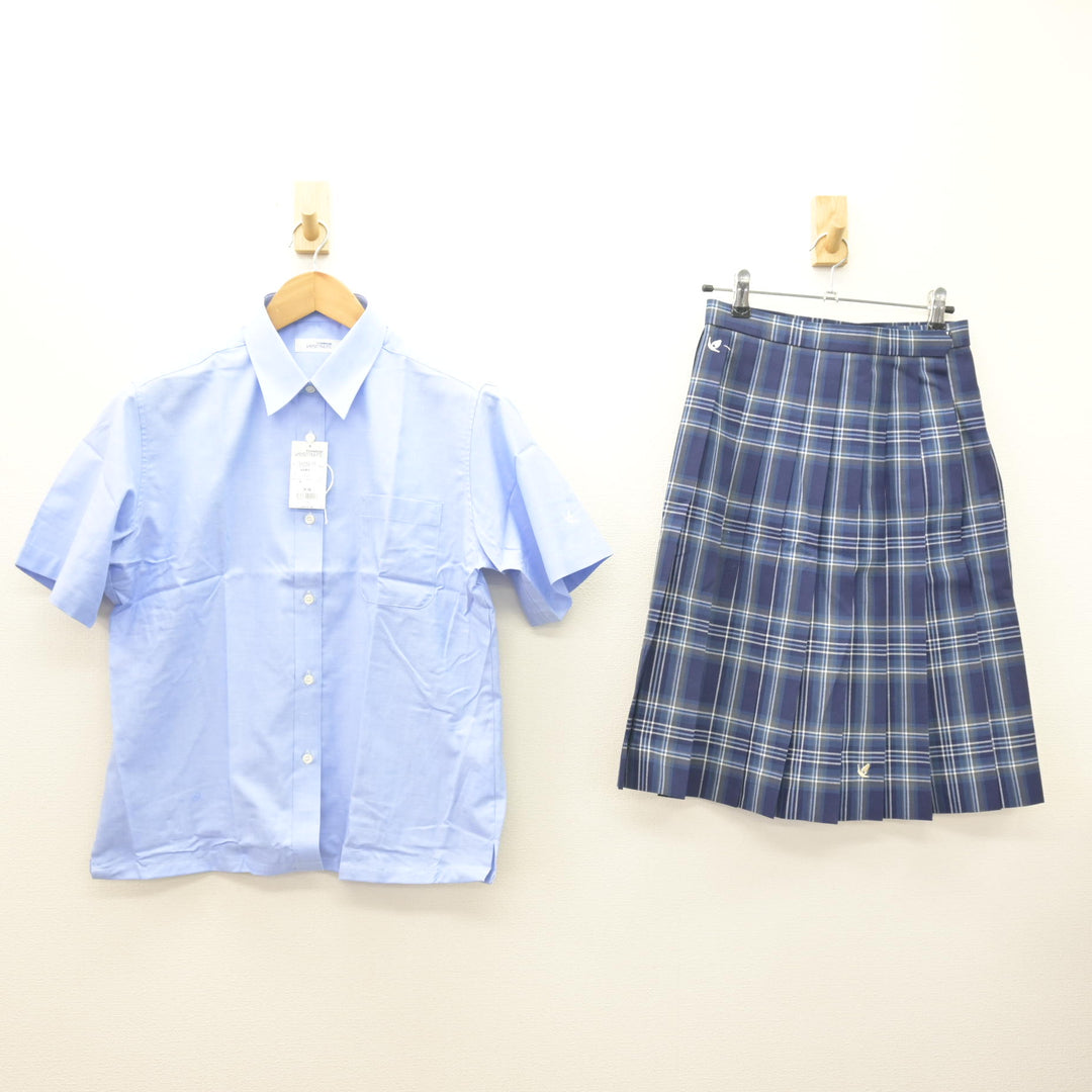 中古】宮城県 迫桜高等学校 女子制服 2点 (シャツ・スカート) sf127111