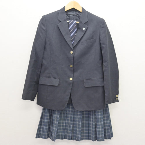 中古】長野県 長野東高等学校 女子制服 4点 (ブレザー・スカート