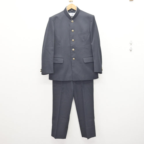 中古】福岡県 朝倉光陽高等学校 男子制服 2点 (シャツ・ズボン