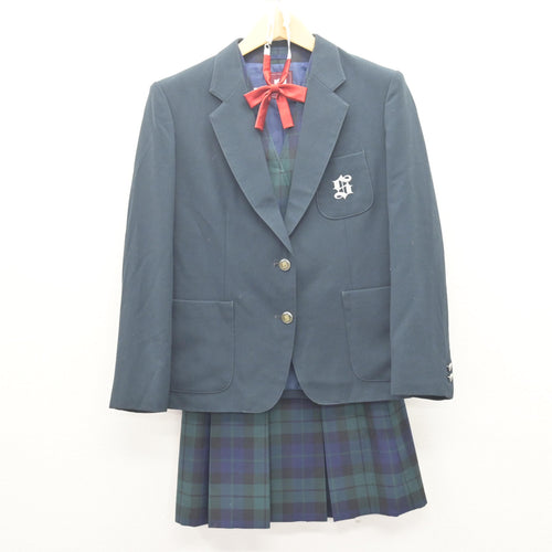 中古】大阪府 大阪ビジネスフロンティア高等学校 女子制服 3点