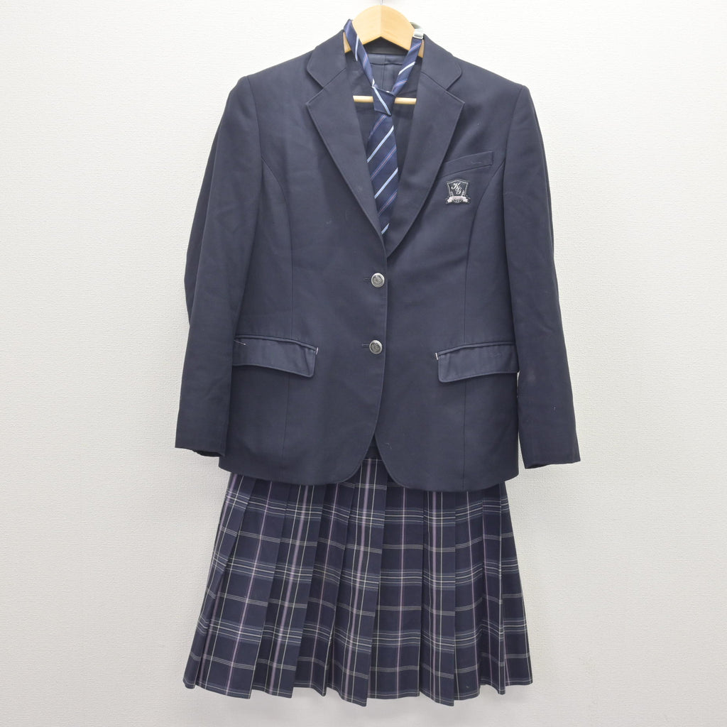 中古】埼玉県 小松原女子高等学校 女子制服 3点 (ブレザー・スカート