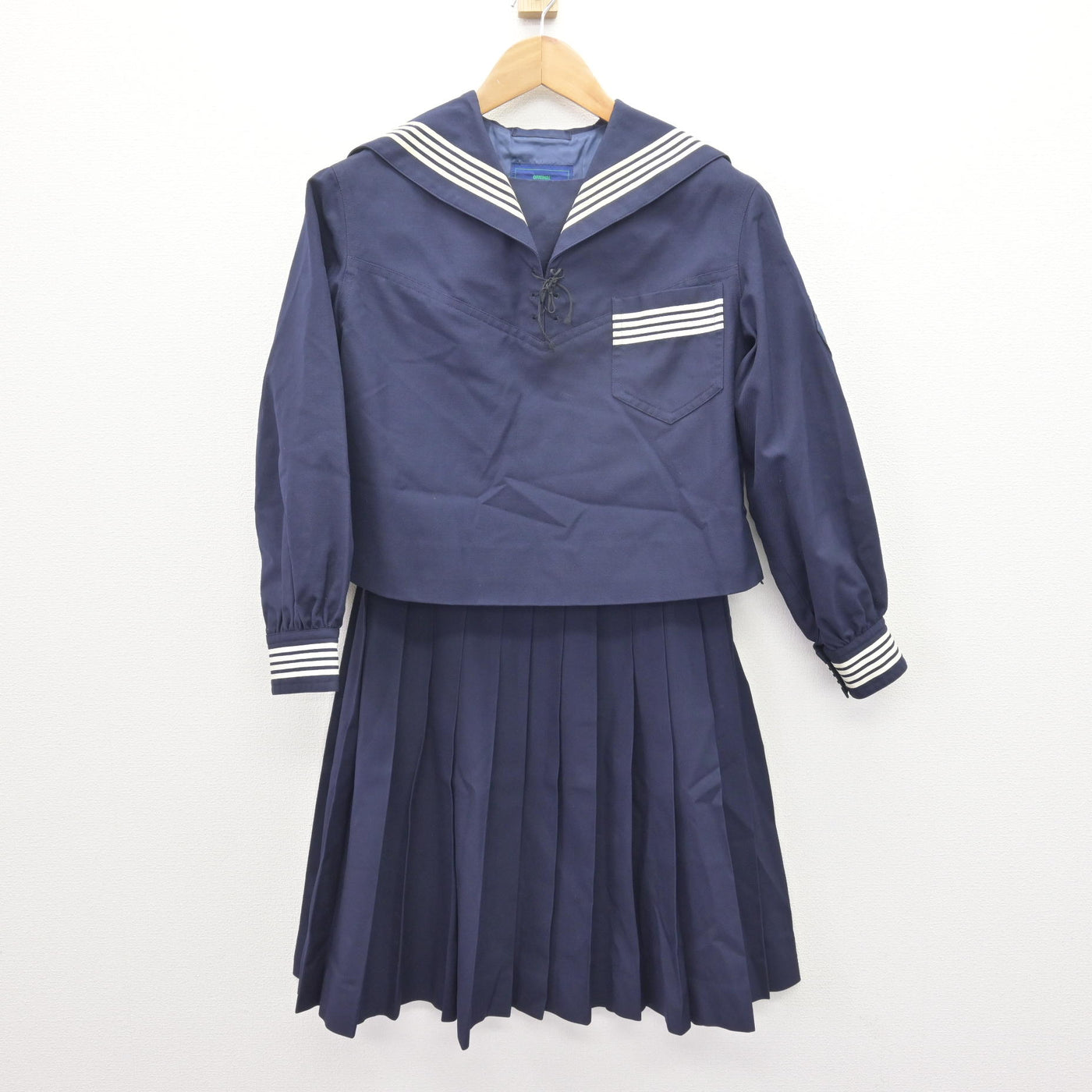 中古】宮城県 常盤木学園高等学校/旧制服 女子制服 2点 (セーラー服