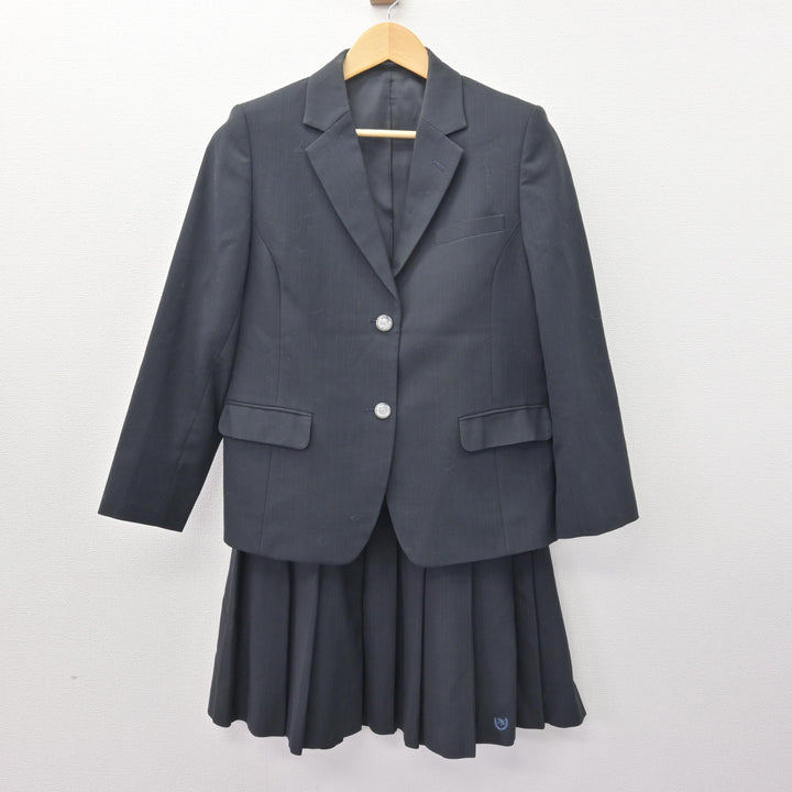 中古】埼玉県 杉戸農業高等学校 女子制服 4点 (ブレザー・ニット