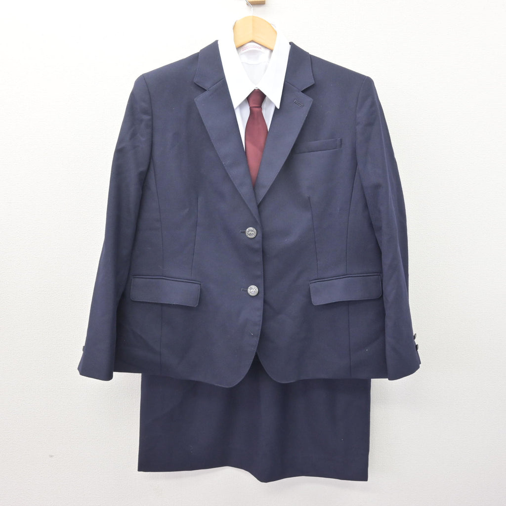 【激レア】航空大学校　ブレザー 中古】 日本航空大学校 女子制服 4点 (ブレザー・シャツ・スカート