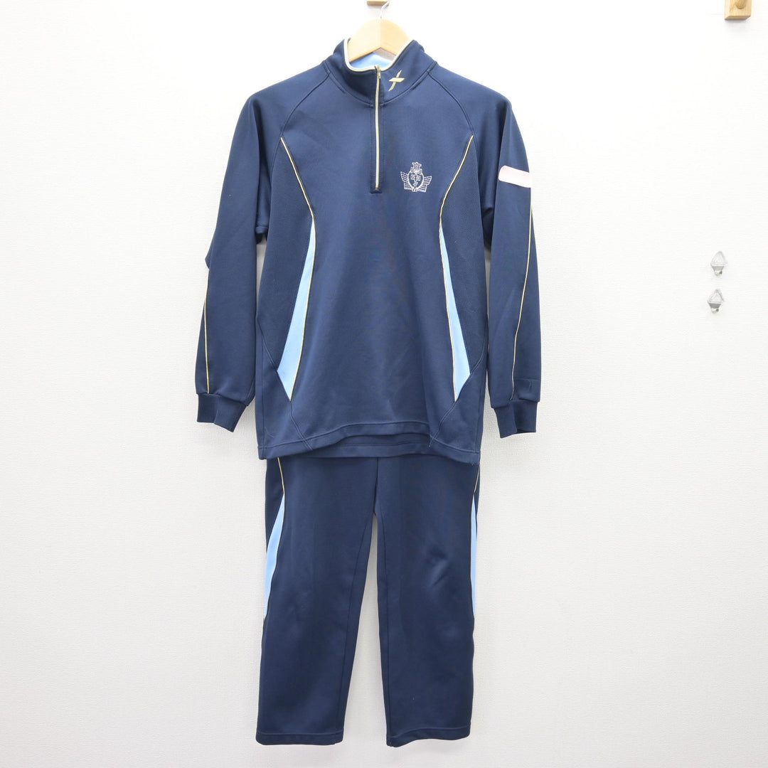 中古】神奈川県 高津中学校 女子制服 2点 (ジャージ 上・ジャージ 下