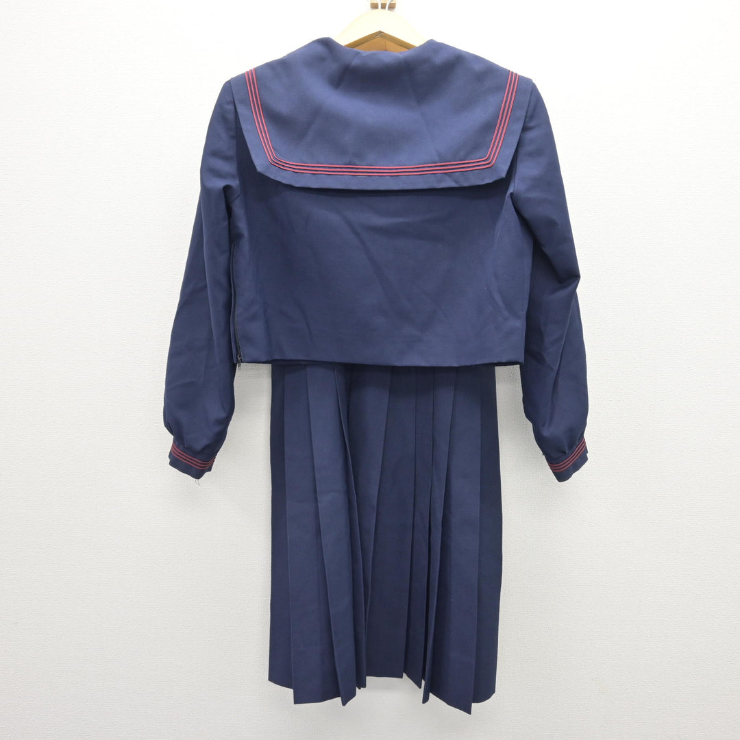 中古】福岡県 太宰府東中学校/旧制服 女子制服 3点 (セーラー服