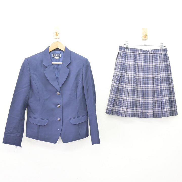 中古】神奈川県 相模女子大学高等部 女子制服 2点 (ブレザー・スカート