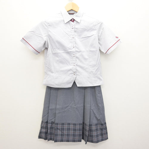 中古】 飛鳥未来高等学校 女子制服 2点 (シャツ・スカート) sf116903