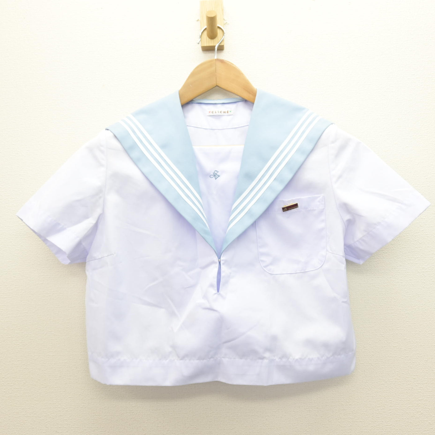 中古】愛知県 愛知淑徳中学校・高等学校 女子制服 3点 (セーラー服