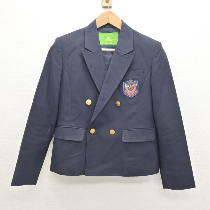中古】群馬県 前橋育英高等学校 女子制服 3点 (ブレザー・スカート