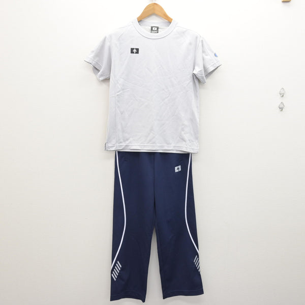 中古】 クラーク記念国際高等学校 女子制服 2点 (体操服 上・ジャージ 