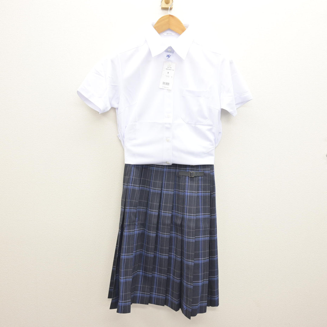 中古】大阪府 東淀川高等学校 女子制服 2点 (シャツ・スカート 