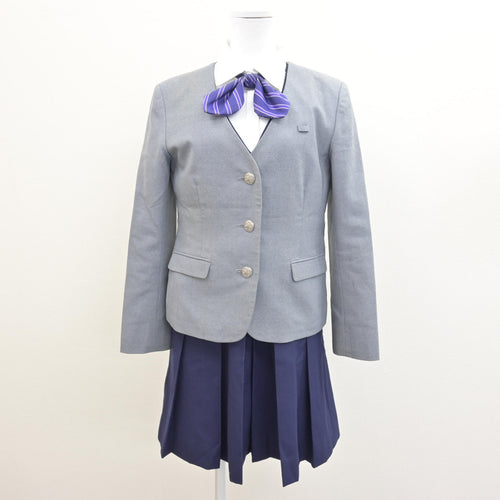 中古】 飛鳥未来高等学校 女子制服 3点 (ブレザー・スカート) sf132947