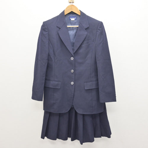 中古】群馬県 前橋育英高等学校 女子制服 3点 (ブレザー・スカート