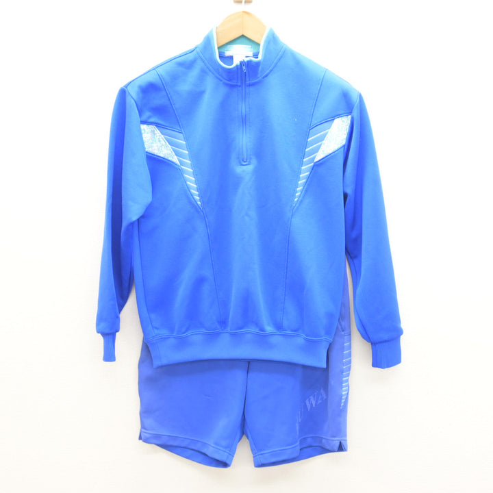 中古】岡山県 桑田中学校 女子制服 3点 (ジャージ 上・体操服 上・体操