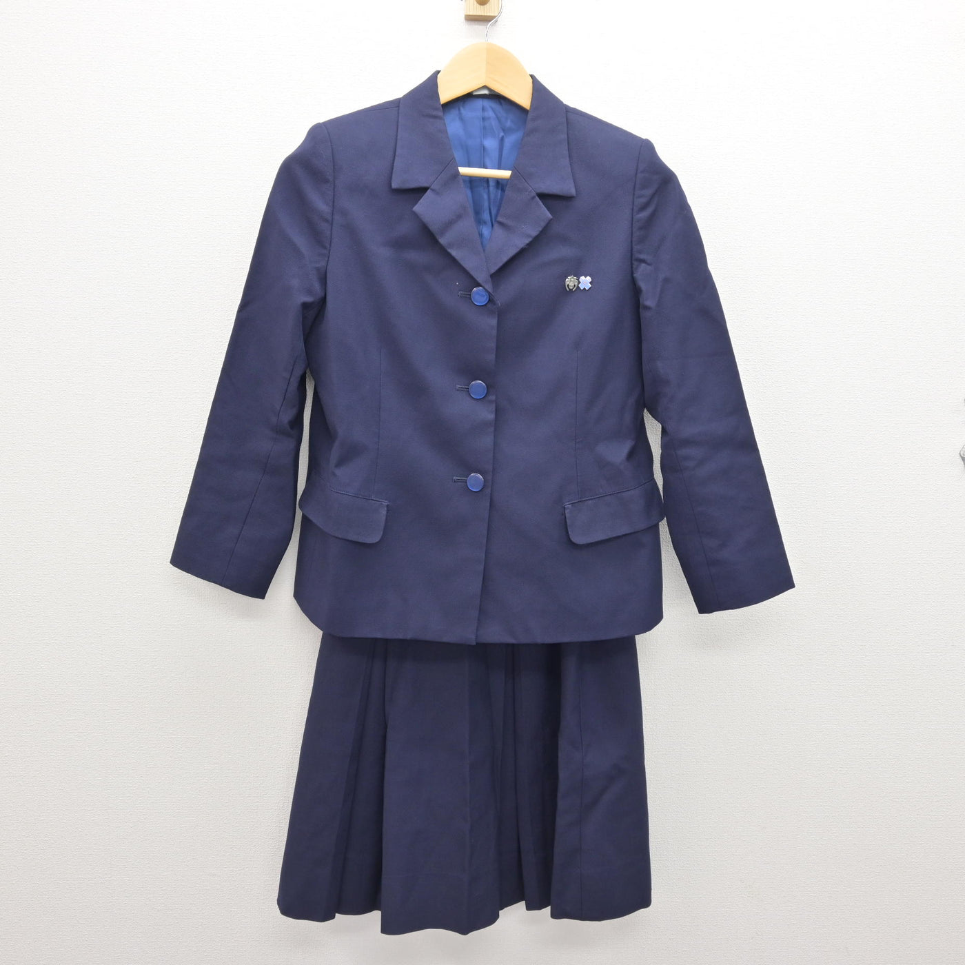 中古 兵庫県 神戸商業高等学校 女子制服 4点 ブレザー・スカート sf128518 中古制服通販