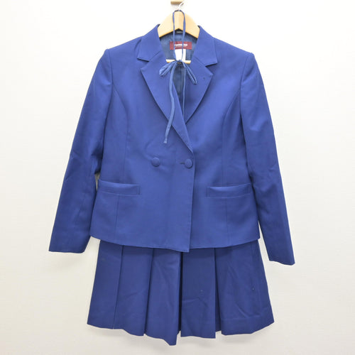 中古】鹿児島県 神村学園高等部 女子制服 4点 (ブレザー・シャツ