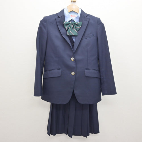 中古】愛知県 安城学園高等学校 女子制服 5点 (ブレザー・シャツ 