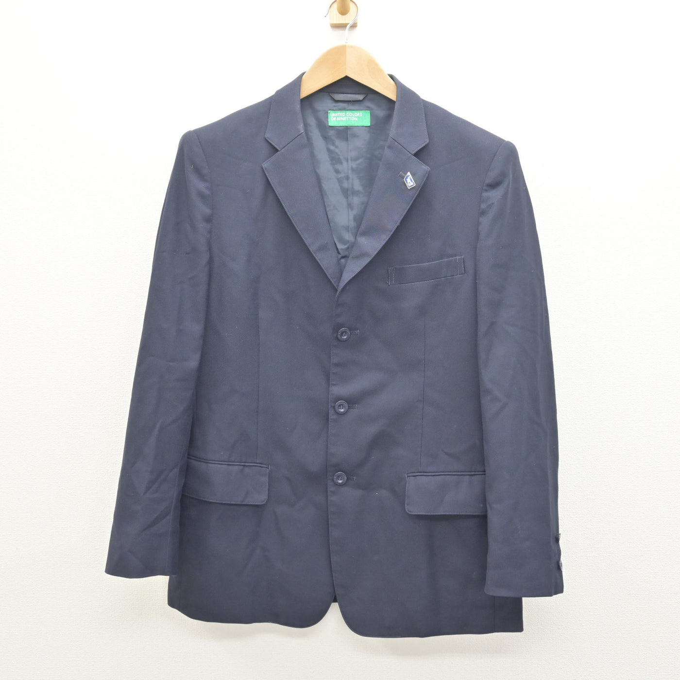 中古】大阪府 大阪学園 大阪高等学校 男子制服 5点 (ブレザー・シャツ 