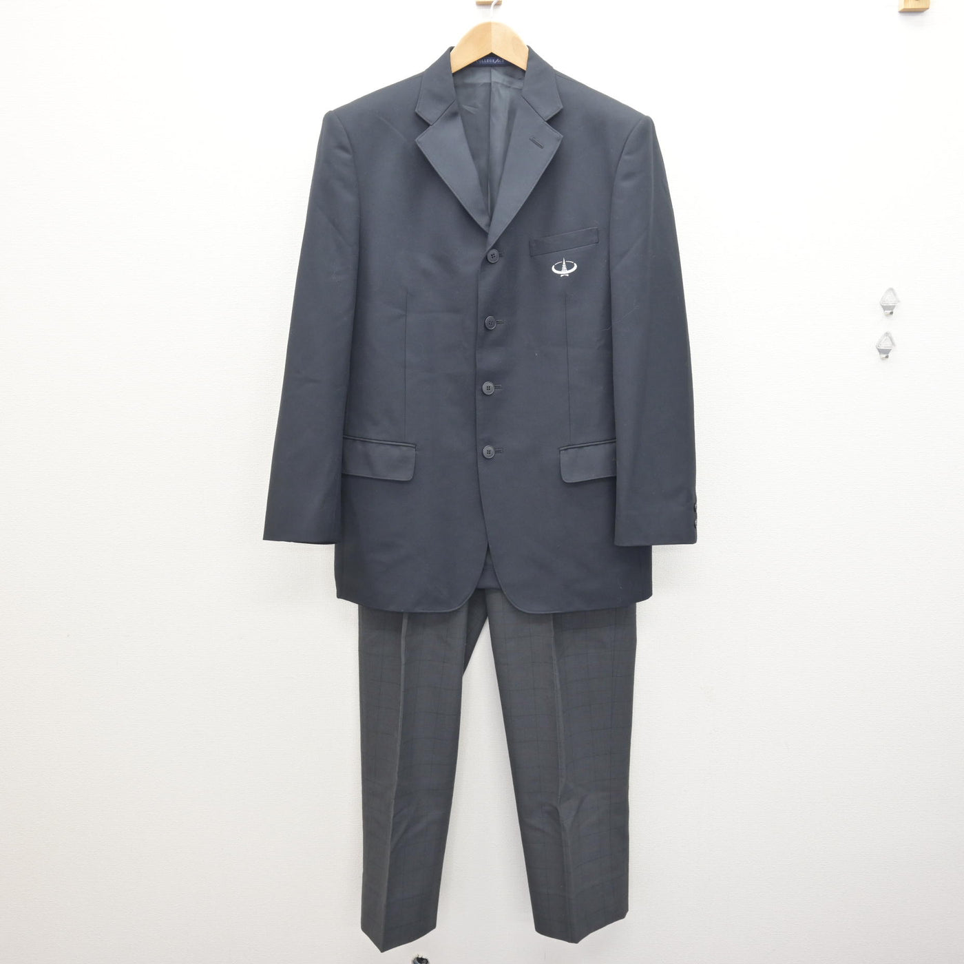 中古】大阪府 茨木工業高等学校 男子制服 3点 (ブレザー・ズボン 