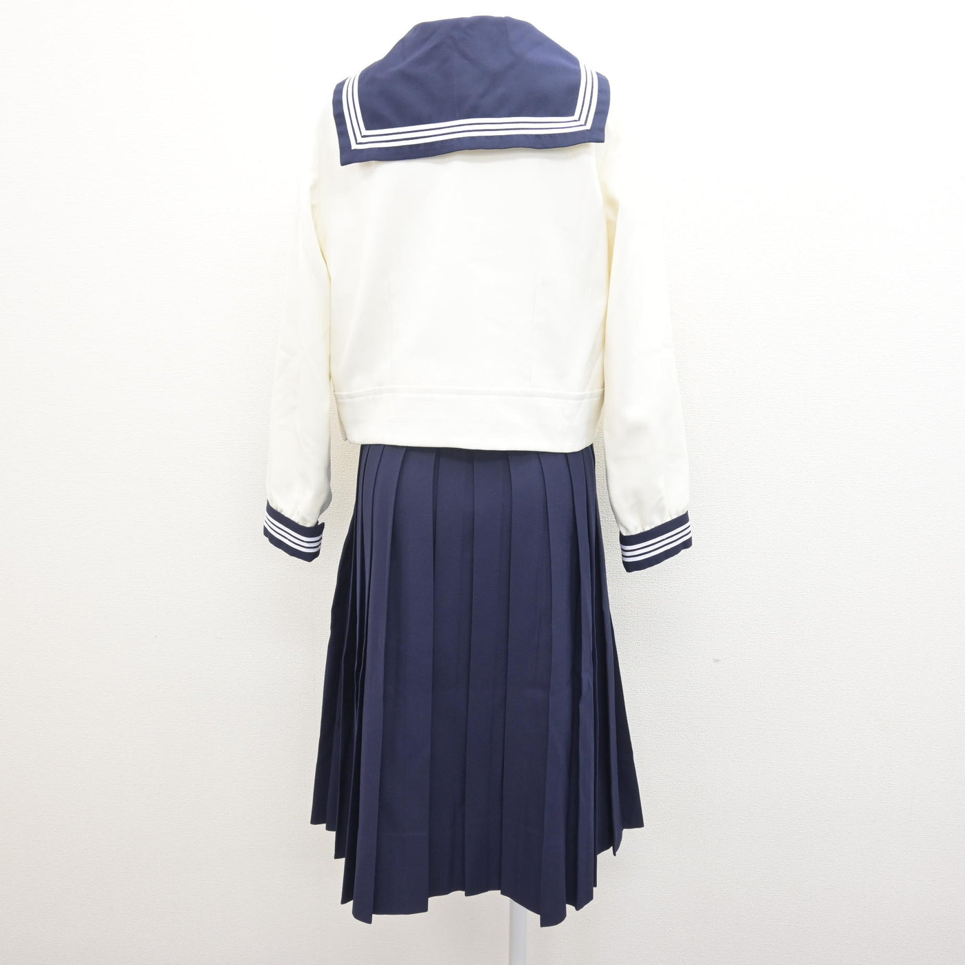 中古】東京都 東京女学館中学校・高等学校 女子制服 3点 (セーラー服 