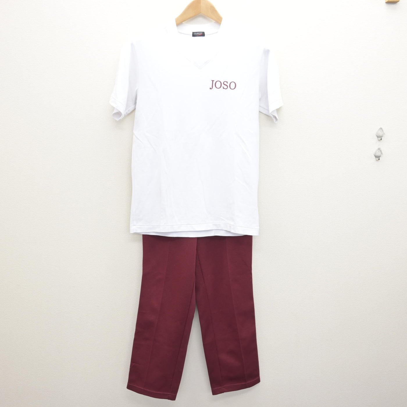 中古】茨城県 常総学院高等学校 女子制服 3点 (ジャージ 上・体操服 上