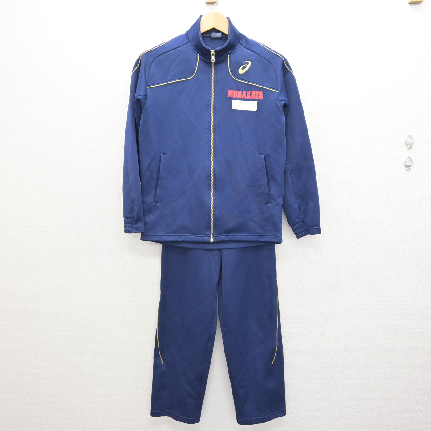 中古】福岡県 宗像高等学校 女子制服 3点 (ジャージ 上・体操服 上