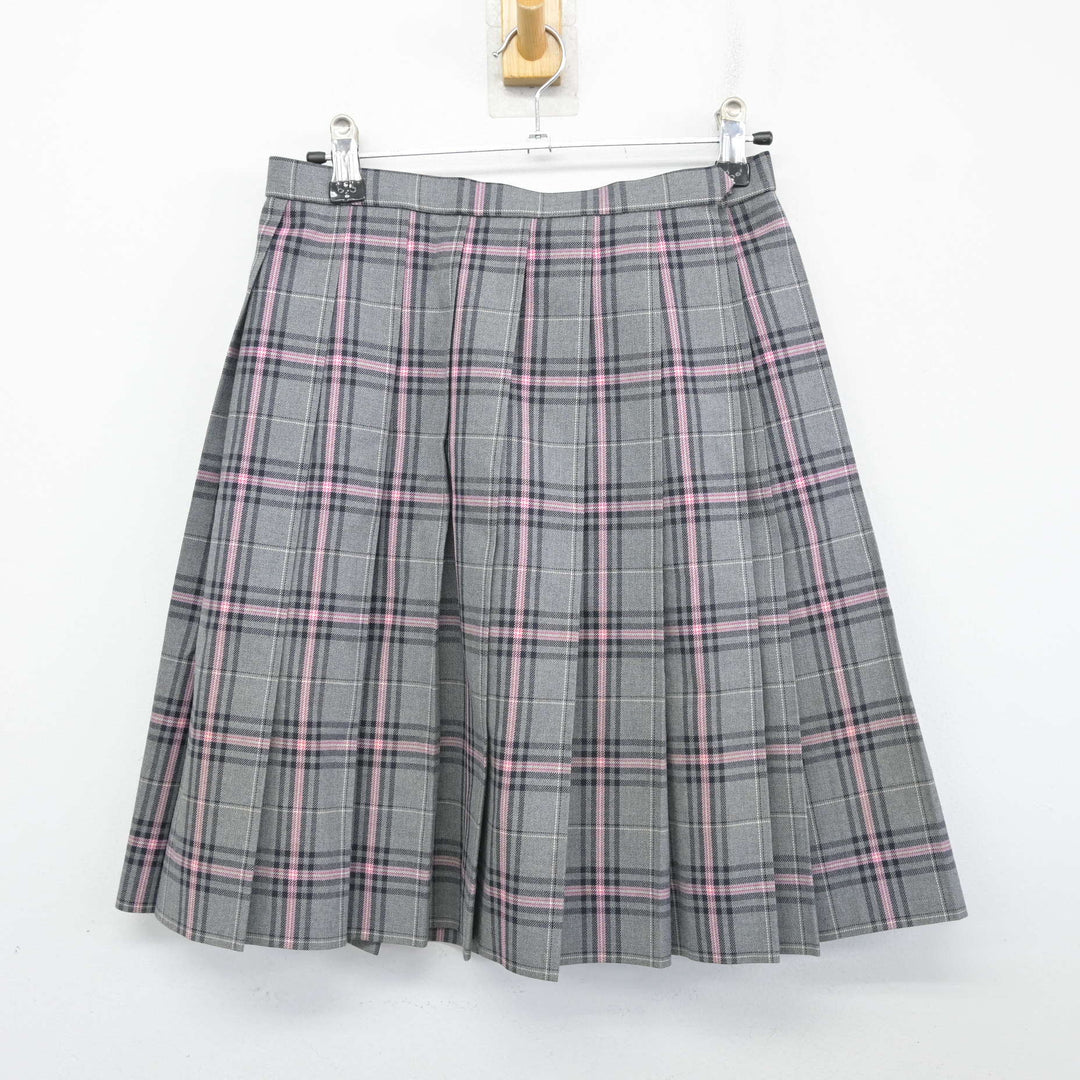 中古】 クラーク記念国際高等学校 女子制服 4点 (ブレザー・ニット