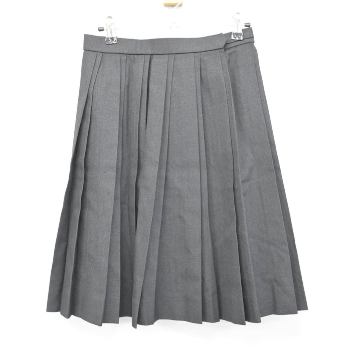 中古】群馬県 明和県央高等学校 女子制服 5点 (ブレザー・ニットベスト 