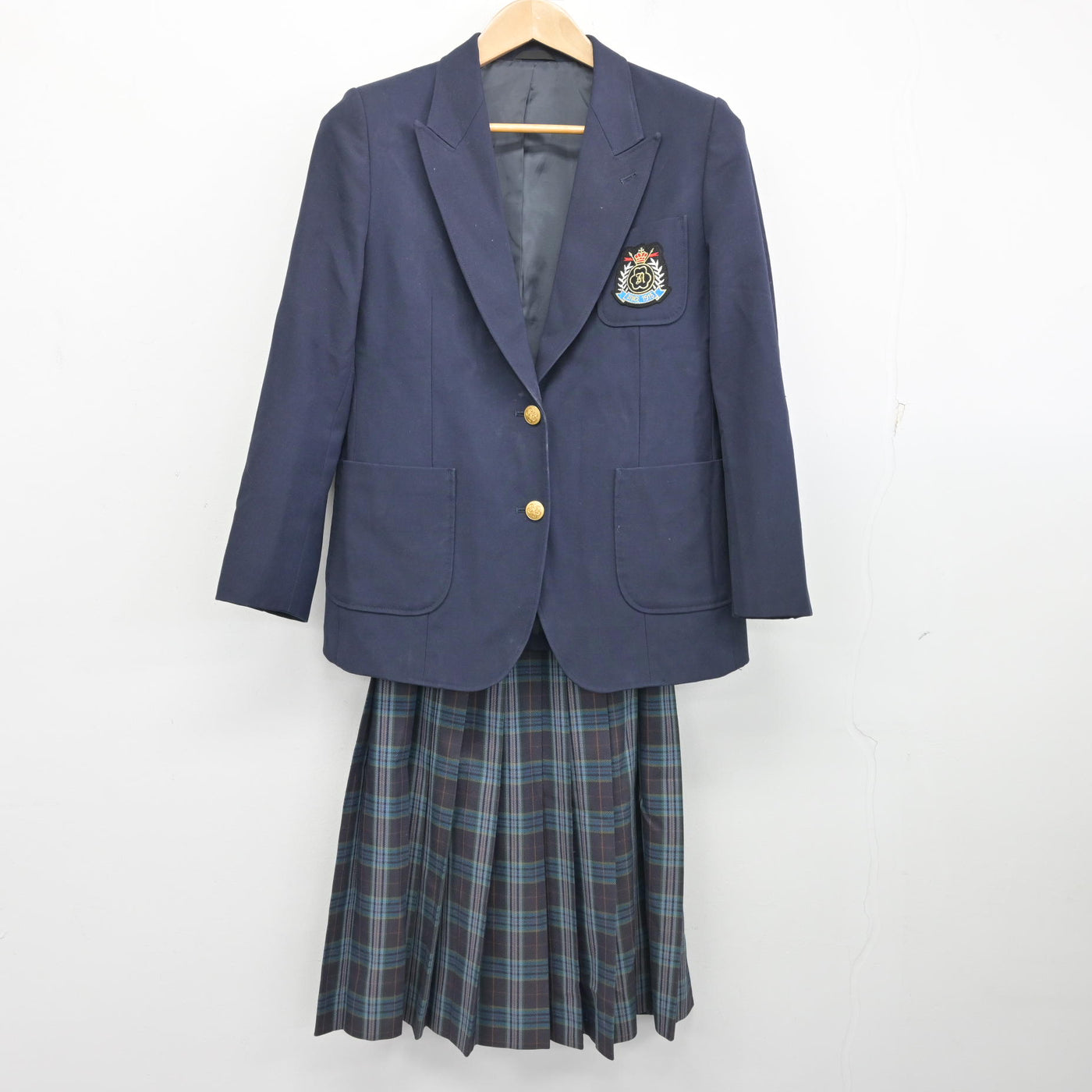 中古】島根県 出雲農林高等学校 女子制服 2点 (ブレザー・スカート