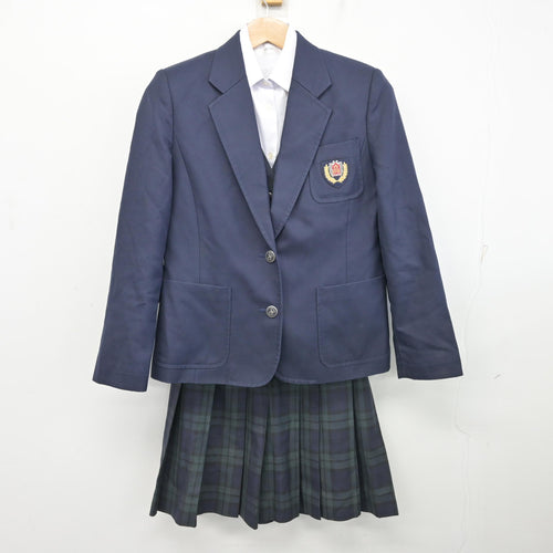 中古】東京都 豊島高等学校/旧制服 女子制服 4点 (ブレザー