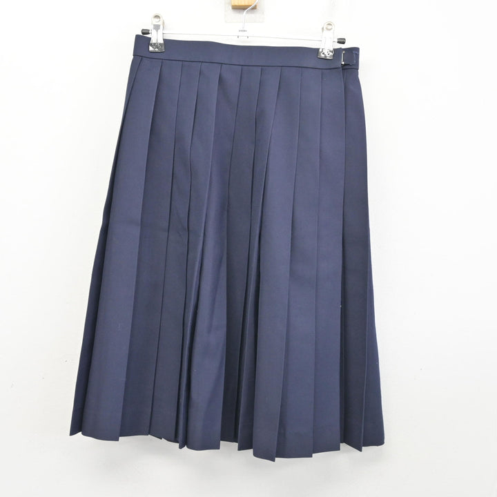 中古】富山県 上市中学校 女子制服 3点 (セーラー服・スカート