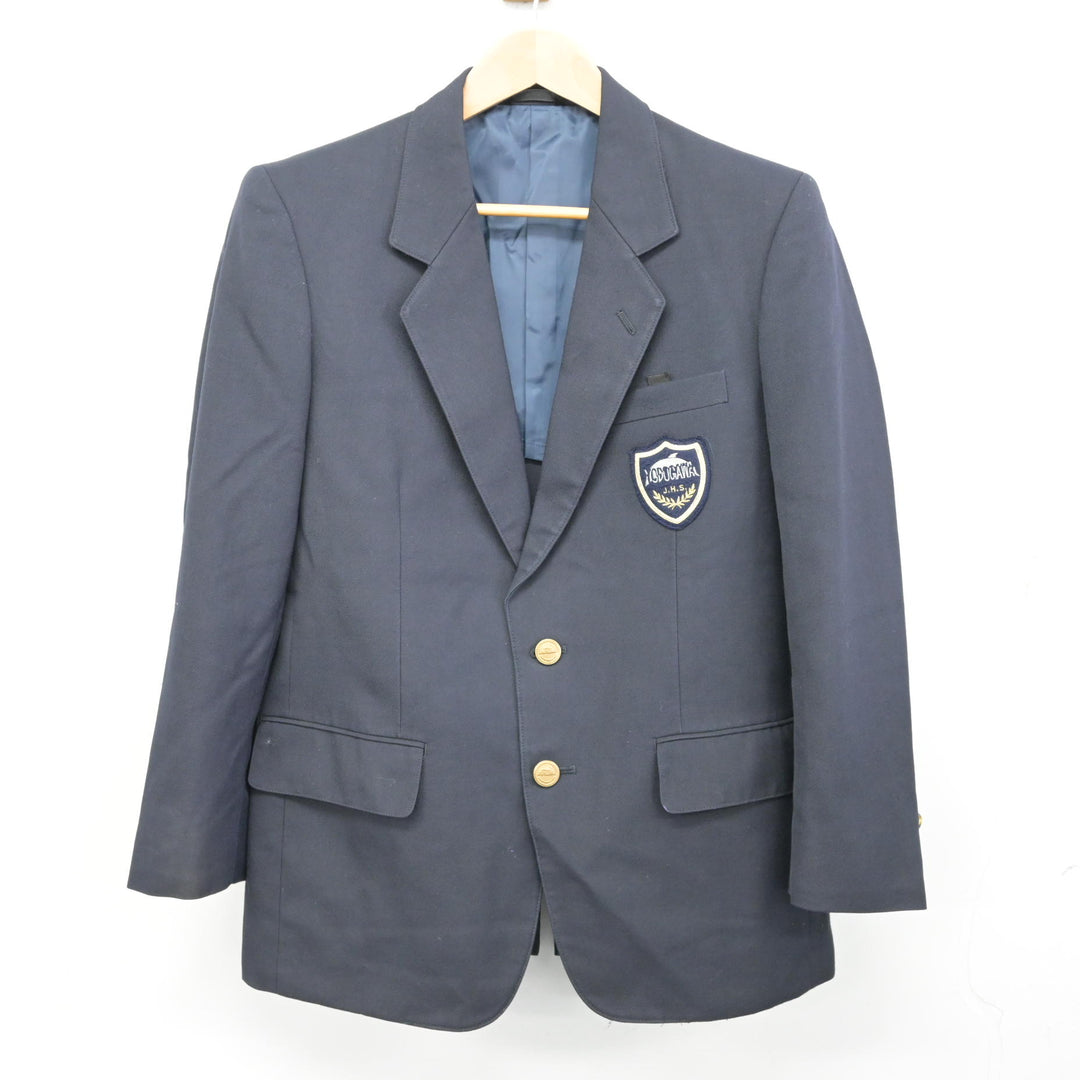 中古】大阪府 淀川中学校 男子制服 3点 (ブレザー・ズボン・ズボン