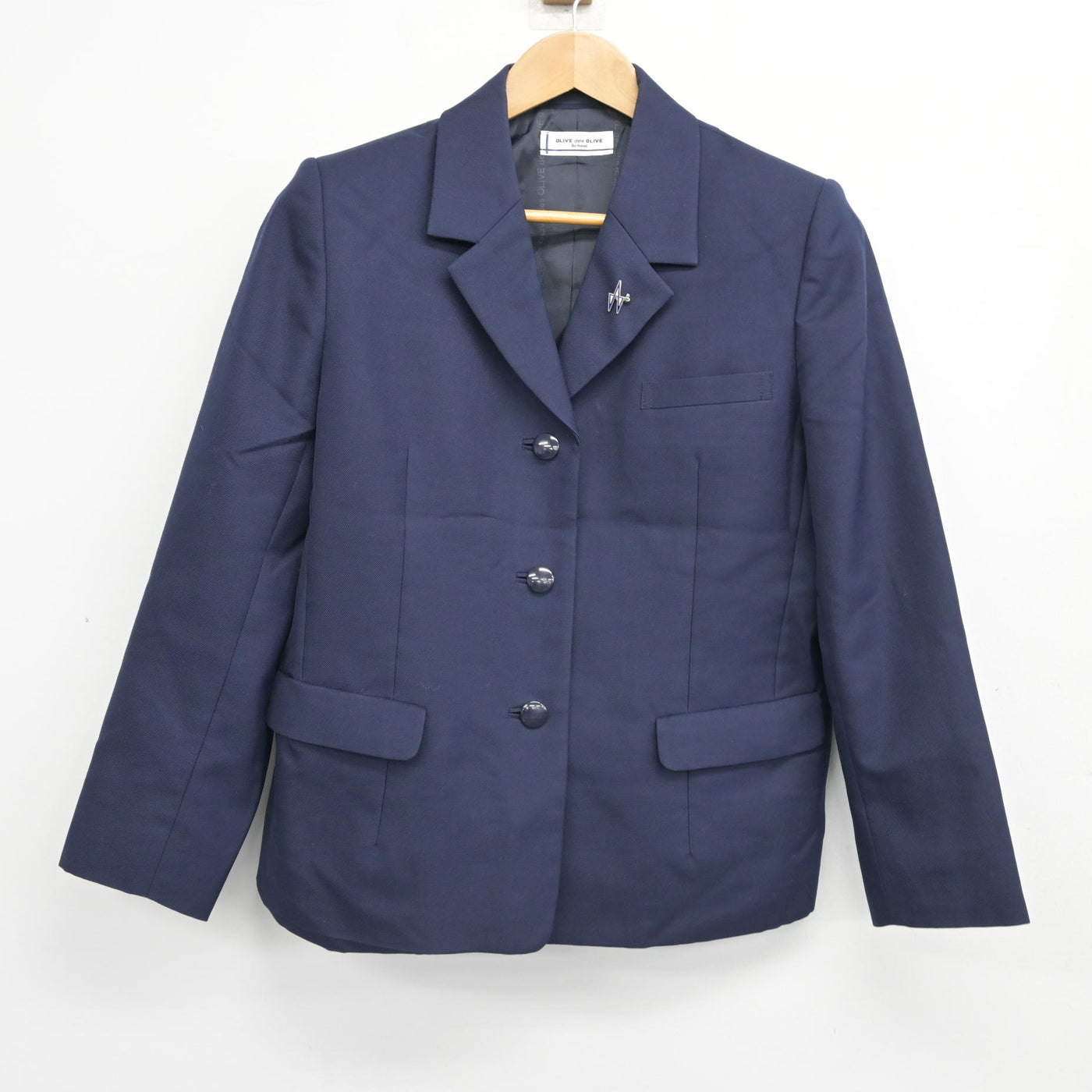 中古】滋賀県 大津高等学校 女子制服 4点 (ブレザー・スカート