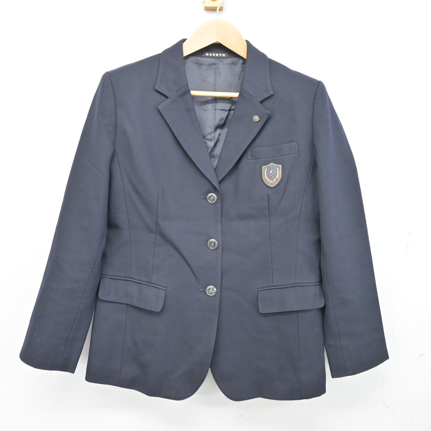 中古】新潟県 新潟青陵高等学校 女子制服 4点 (ブレザー・スカート