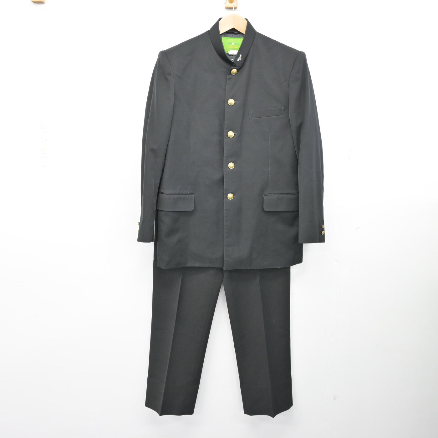 中古】鳥取県 鳥取商業高等学校 男子制服 3点 (学ラン・ズボン