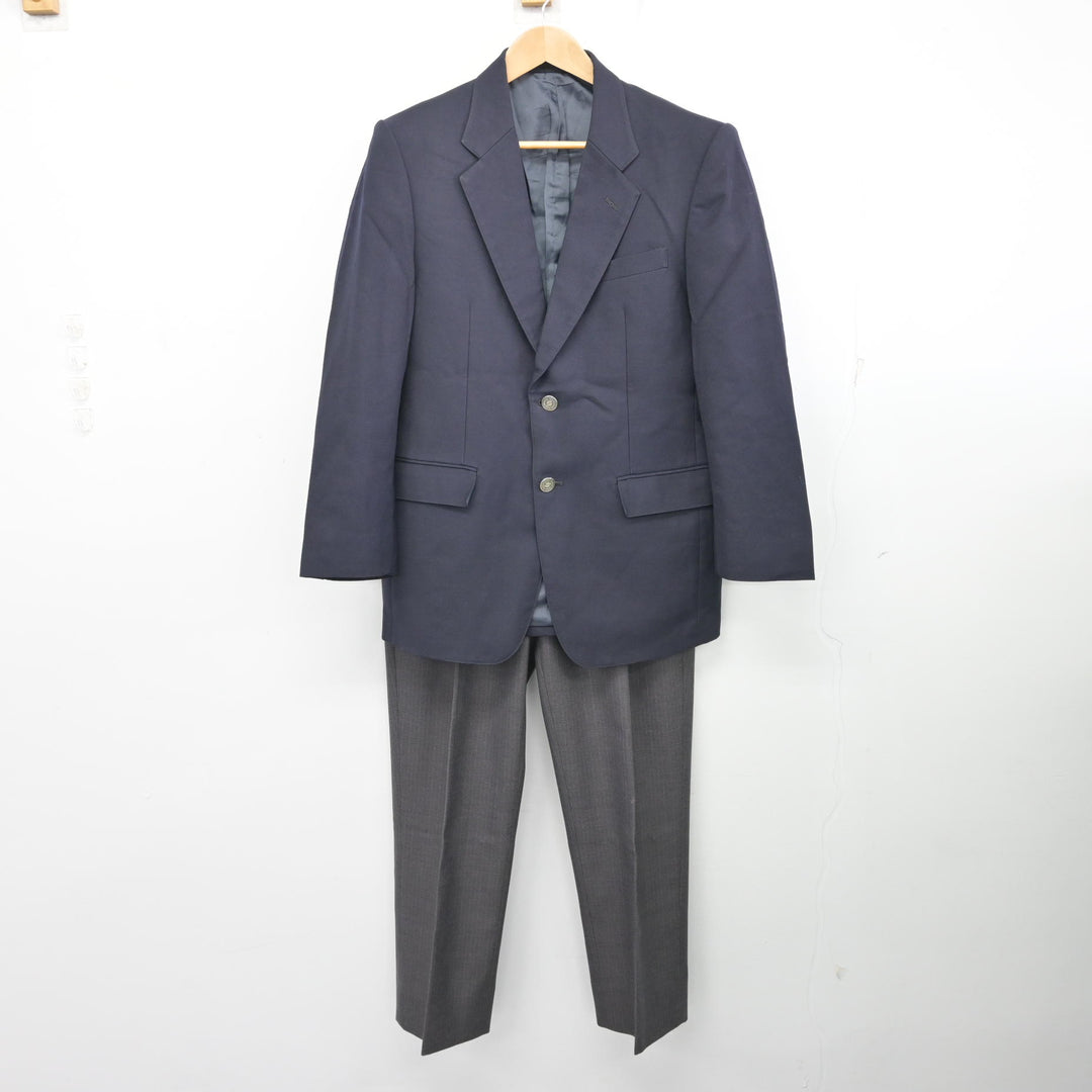 中古】神奈川県 横須賀総合高等学校 男子制服 3点 (ブレザー・ズボン