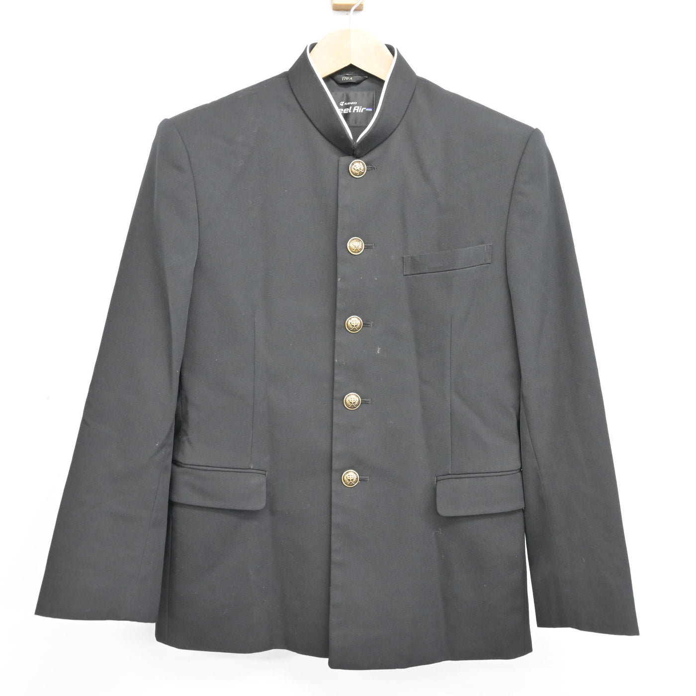 中古】青森県 湊中学校 男子制服 2点 (学ラン・ズボン) sf130462